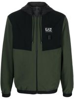 Ea7 Emporio Armani veste à patch logo - Vert