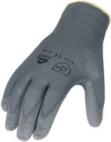 Asatex Handschoen | maat 9 grijs | EN 388 PSA-categorie II | nylon met polyurethaan | 12 paar - 3701/9 3701/9