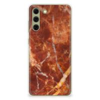 Samsung Galaxy S21FE | TPU | Siliconen hoesje | Marmer Bruin