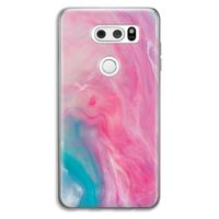 Roze explosie: LG V30 Transparant Hoesje