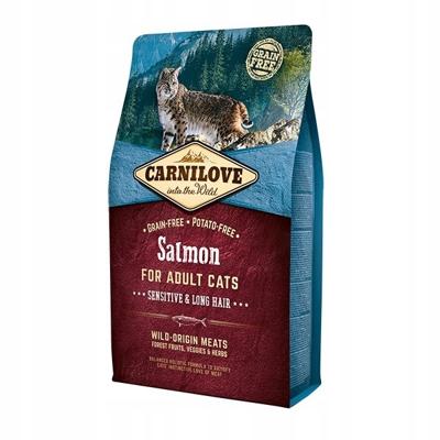 CARNILOVE Kat Gevoelig & Langhaar Zalm - droog kattenvoer - 2 kg