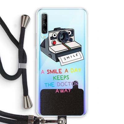 Smile: Huawei P Smart Pro Transparant Hoesje met koord