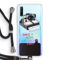 Smile: Huawei P Smart Pro Transparant Hoesje met koord