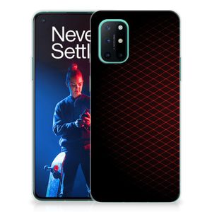 OnePlus 8T TPU bumper Geruit Rood