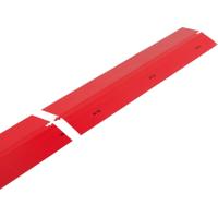 Fränkische Rohrwerke 18140110 Afdekking 1000 mm Rood 1 stuk(s)