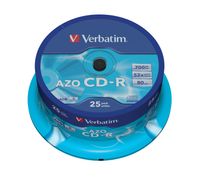 Verbatim CD-R AZO Crystal 700 MB 25 stuk(s) - thumbnail