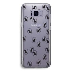 Miauw: Samsung Galaxy S8 Transparant Hoesje