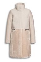 Fur-wool mix coat - Soft Sand - thumbnail