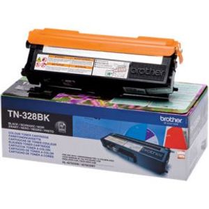 Brother TN-328BK tonercartridge 1 stuk(s) Origineel Zwart