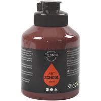 Creativ Company Acryl verf, semi-glanzend, dekkend, burnt umber, 500 ml/ 1 fles