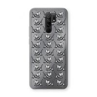 Zwarte poes: Xiaomi Redmi 9 Transparant Hoesje