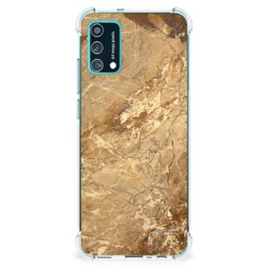 Samsung Galaxy M02s | A02s Anti-Shock Hoesje Marmer Creme