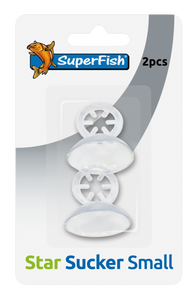 Superfish Sterzuigers Klein 2-Pack - Duurzame Zuignappen voor Kleine Aquarium Luchtslangen