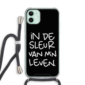 De Sleur: iPhone 11 Transparant Hoesje met koord