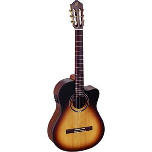 Ortega Feel Series RCE158SN-TSB Tobacco Sunburst elek.-akoest. klassieke gitaar met gigbag