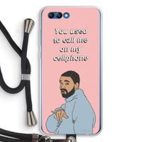 Hotline bling: Honor 10 Transparant Hoesje met koord