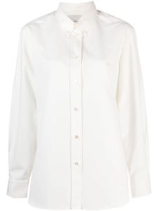 Studio Nicholson chemise Bissett à manches longues - Blanc