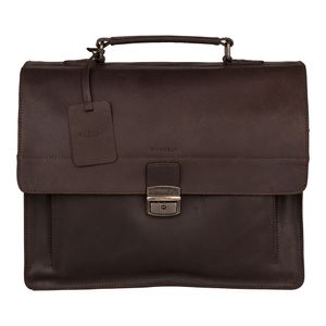 Burkely Vintage Scott Briefcase-Brown