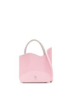 Le Silla mini sac Ivy en cuir verni - Rose