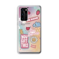 Positivity: Huawei P40 Transparant Hoesje