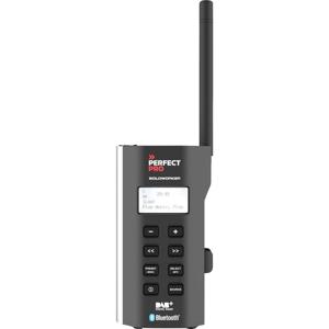 PerfectPro SOLOWORKER Bouwradio DAB+, VHF (FM) AUX, Bluetooth, DAB+, FM Stofvast Zwart