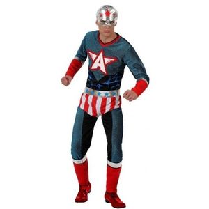 Superhelden kostuum Amerika kapitein voor heren XL  -
