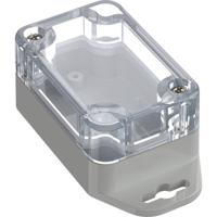 TRU COMPONENTS 6U07060403737 TC-13865204 Industriële behuizing 87.8 x 40 x 30 ABS-PC Lichtgrijs, Transparant 1 stuk(s)