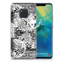 Silicone Back Case Huawei Mate 20 Pro Skulls Angel