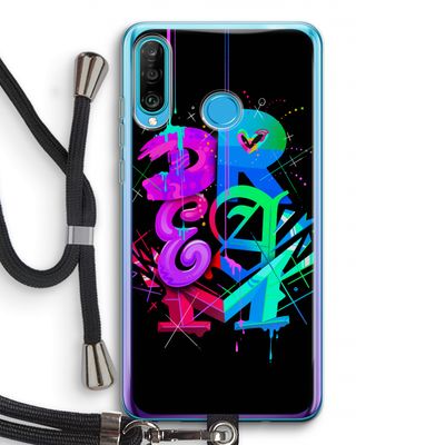 Dream: Huawei P30 Lite Transparant Hoesje met koord