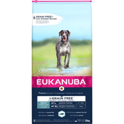 Eukanuba Adult L/XL graanvrij zeevis hondenvoer 3 kg