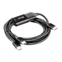 CLUB3D CAC-1527 USB-kabel USB C Zwart - thumbnail
