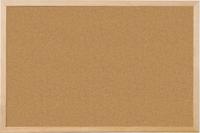 Q-CONNECT kurkbord, met houten frame, 90 x 60 cm