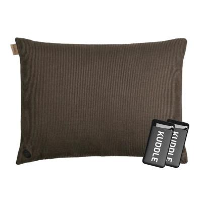 Kuddle Warmtekussen - 45x60cm Mocha Brown - 2 Powerbanks