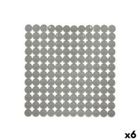 Antislipmat voor in de douche Berilo Grijs PVC 54 x 54 x 1 cm 6 x 55 x 6 cm (6 Stuks)
