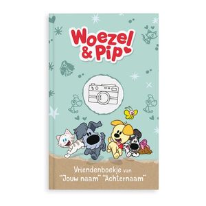 Woezel & Pip vriendenboekje met naam en foto