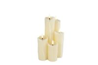 Kaarsenset LED 5pcs S creme