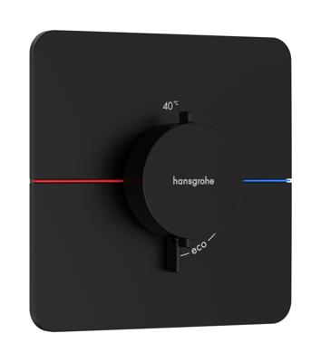 Hansgrohe ShowerSelect Comfort Q thermostaat inbouw, mat zwart