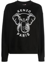 Kenzo sweat Varsity Jungle à broderies - Noir