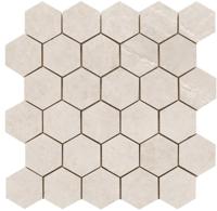 Statale Sand hexagon mozaiek op net van 26,3x27,4