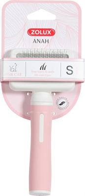 Zolux anah slickerborstel roze / wit