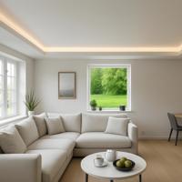 Woonkamer koofverlichting set 4 meter