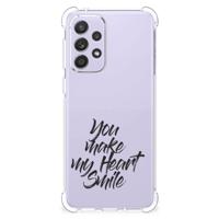 Samsung Galaxy A33 Telefoonhoesje met tekst Heart Smile