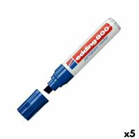 Permanente markeerstift Edding 800 Blauw (5 Stuks) Permanente markeerstift Edding 800 Blauw (5 Stuks)