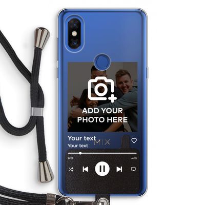 Music Player: Xiaomi Mi Mix 3 Transparant Hoesje met koord