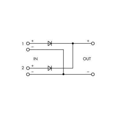 WAGO 787-886 DIN-rail redundantie module 40 A