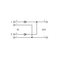 WAGO 787-886 DIN-rail redundantie module 40 A