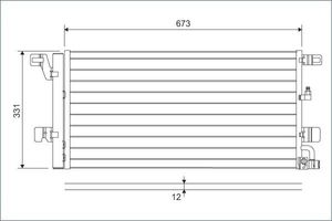 Condensor, airconditioning 822596