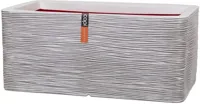 Capi nature rib nl kunststof plantenbak 73x39x32 cm ivoor
