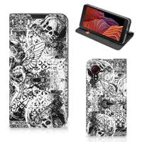 Mobiel BookCase Samsung Galaxy Xcover 5 Skulls Angel