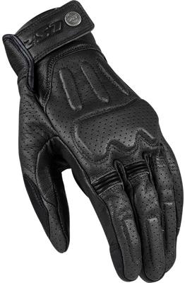 LS2 Glove rust man black leather l